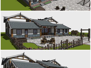 新中式度假别墅 四合院韵味与现代设计的完美融合