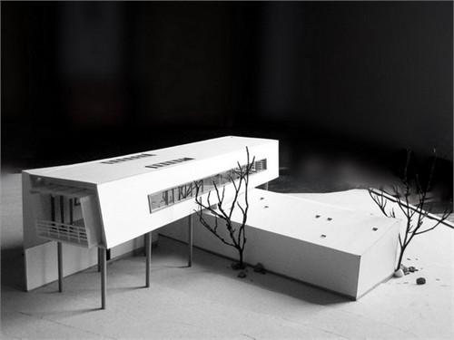 建筑模型制作过程更新07 从细节刻画到整体展示